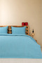 Bedspread Set, Waffle – 100% Cotton – Extra King Size