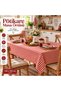 Red White Gingham Tablecloth 160X160 cm Checkered Plaid Kitchen Garden Picnic Tablecloth