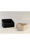 3D-Printed Pistachio Bowl - Dual-Chamber Shell Separator Serving Bowl - Black Beige BX - 2