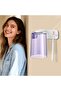 Bathroom Cups Toothbrush Holder Wall Mount Inverted Storage Organizer - 2