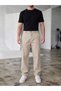 Men's Gabardine Regular Fit Cargo Pants - 3