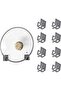 8 Pack Pot Lid Holders Organizer Wall-Mounted Hook Rack Holder Organizers Inside Cabinet Door Wall M