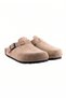 Comfortable Eva Sole Unisex Men's and Women's Home and Outdoor Daily Closed Front Boston Sabo Slippers Beige - 6