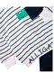 Baby Boy Seasonal Striped Crew Neck Long Sleeve Dinosaur Printed 100% Cotton Baby Set - 5