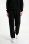 3 Thread Women's Black Crew Neck Tracksuit Set (with Fleece Inside) - 3