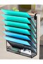 Delifox 7-Compartment Wall Mounted Hanging File Organizer Cubicle Wall File Holder Vertical Document - 5