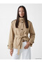 Belted Oversize Women's Trench Coat