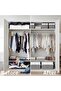 Lanngfus Fabric Storage Box with Lid and Handles, Foldable Closet Organizer for Clothes - Dustproof, Storage Bin - 6