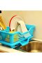 Flatware Organizers Foldable Dish Rack Kitchen Drainer Holder Home Shelf Storage Tableware Basket Si - 2