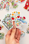 Plants, Pots, and Garden Friends 30-Piece Sticker Pack Agenda Notebook Laptop Botanical Sticker Set - 7