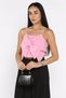 Women's Rope Strap Bow Blouse - 2