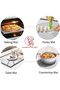Non Stick Silicone Pastry Mat for Dough Rolling, Silicone Mat for Baking Pizza, Macaron, Pie Crust P - 3