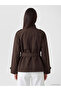 Belted Oversize Women's Trench Coat - 5