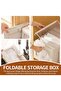 Yts Mfl Foldable Wardrobe Storage Organizer 4 Pack Storage Box with Lids Storage Cubes - 3