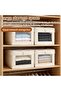 Yts Mfl Foldable Wardrobe Storage Organizer 4 Pack Storage Box with Lids Storage Cubes - 6