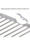 Triangle Sink Corner Dish Drying Rack, Gray Foldable Roll Up Dish Drainer, Multipurpose Kitchen Coun - 3