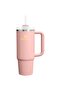 Quencher H2.O Flowstate ™   Tumbler Thermos with Straw 0.89 Lt - Peach Rose