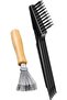Brush Cleaning Tool, 2-Pack Mini Hair Brush Cleaner with Ergonomic Handle, Efficient Comb Hai