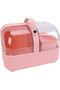 Clear Cosmetic Storage Box With Lid | Portable Makeup Organizer For Vanity Counter With Non-