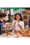 Clear Pastry Display Case, Bread Case for Kitchen Countertop-4 Layers Adjustable, Large Capacity Cle - 7