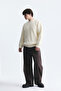 Oversize Ribbed Knit Sweater