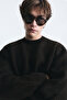 Oversize Ribbed Knit Sweater - 5