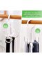 Belt Hanger, Small Space Storage and Organizer, 2 Piece Set, 360° Rotatable Portable Closet - 3