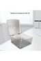 Cosmetic Storage Box, Storage Box with Hinged Lid, Dustproof, Large Capacity, Space Saving, Clear Pl - 3
