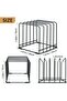 Cutting Board Organizer,Kitchen Cabinet Organizer,Divided Rack with 5 Slots for Baking Trays,Space-S - 5