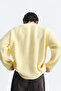 Oversize Ribbed Knit Sweater - 2