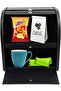 Multi-functional Double Layer Metal Bread Box Space-saving Storage Bin for Pantry and Desktop Organi - 3