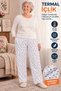 Women's Thermal Underwear Bottom Winter Warm Flexible Underwear Standard Size 38 40 42 44 46 48 50 Compatible - 2
