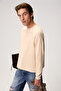 Gormak men's long sleeve mink - beige sweatshirt - 5