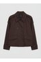 Shirt Collar Women's Gabardine Trench Coat - 6