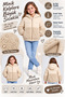 Girl's Hooded Water-Repellent Inflatable Coat with Plush Detail, Warm Winter Jacket Ak4290 - 2