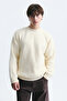 Oversize Ribbed Knit Sweater - 3