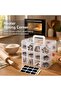 Cookie Cutter Organizer, 3 Tier Baking Storage Box with Transparent Dustproof Lid, 12 Adjustable Com - 7
