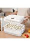 Food Storage Containers with Lids, Plastic Cookie Storage Containers Airtight, 4-Layer Stackable Foo - 7