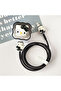 hello kitty style charging Cable Protector Set, Anti-Break Cable Saver Case, Compatible for iPhone 25W charger