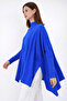 Women's 2-Piece Slit Poncho Sweater Orange - Saks - 2