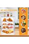 Pastrys Display Case, Bread Box for Kitchen Countertop Pastrys Display Case, 4 Layerss Adjustable Cl - 4