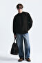 Oversize Ribbed Knit Sweater - 3