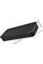 Small Rectangular Metal Tin Box Matte Black with Sliding Lid for Cosmetics Glasses and Trave - 3