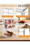 Clear Pastry Display Case, Bread Case for Kitchen Countertop-4 Layers Adjustable, Large Capacity Cle - 4