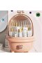 Portable Makeup Makeup Organizer Box with Transparent Lid(Pink) - 5