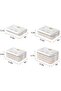 Food Storage Containers with Lids, Plastic Cookie Storage Containers Airtight, 4-Layer Stackable Foo - 4