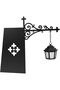 Iron Library Lantern with Ambient LED Light - 2
