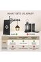 Iron Library Lantern with Ambient LED Light - 4