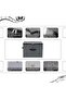 Foldable Fabric Storage Box with Zipper lid, handle, Blankets Clothes Quilts Storage Basket Organize - 3