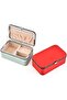 Jewelry Organizer Box with Zipper Multi-Function Jewelry Organizer Display Case Portable Grids Stora - 3